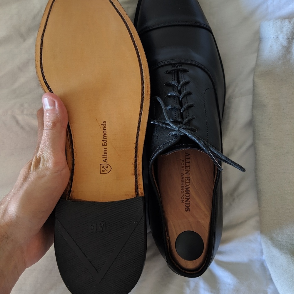 Unworn Allen Edmonds Black Park Aves